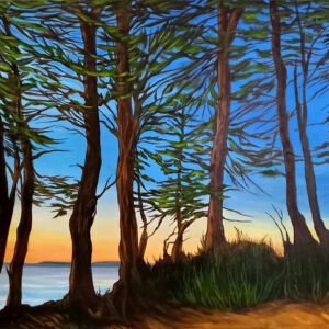 Gabriola Sunset Painting