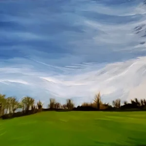 Coming Home Landscape Acrylic Painting