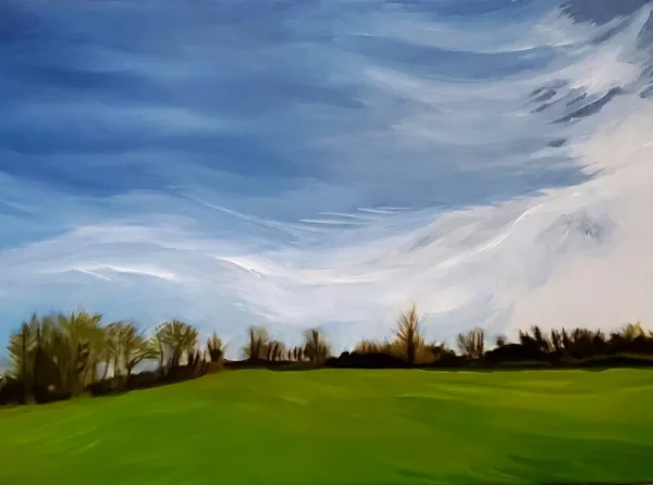 Coming Home Landscape Acrylic Painting