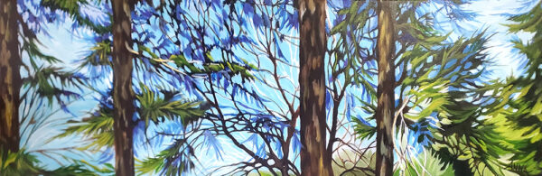 "Up in the Cedars" Portrait Painting